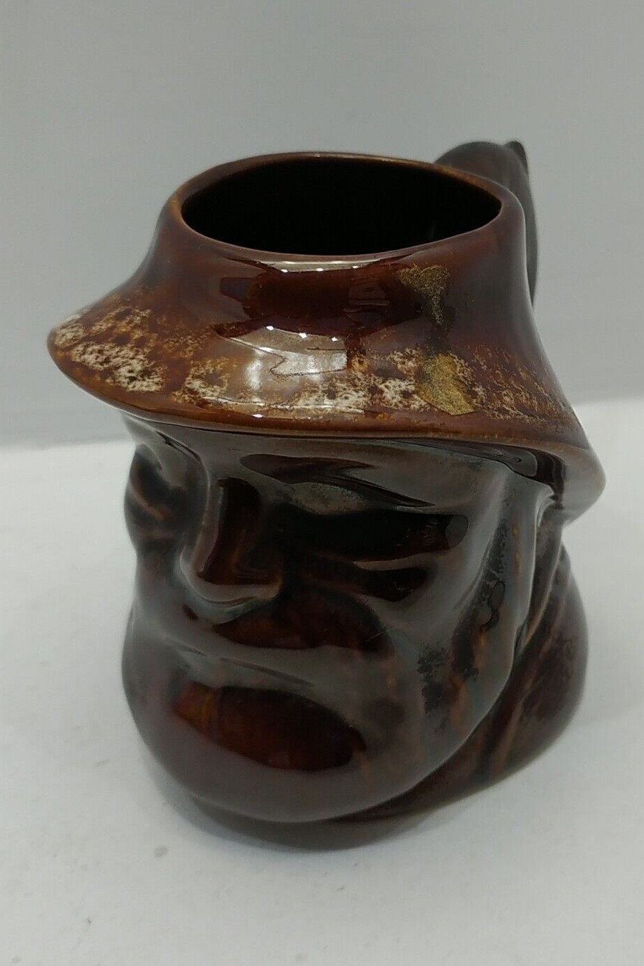 Fisherman character jug Kernewek Pottery circa 1960